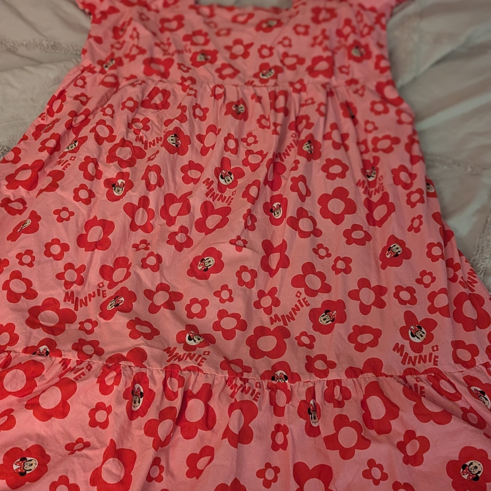 Disney Minnie Mouse Pink Floral Dress